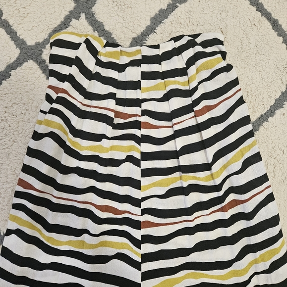 Ava Sky Wide Legged Wave Breaks Striped Pants Size M - Picture 3 of 11